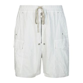 Rick Owens Casual Shorts, male, White, Size: M Cargobela Shorts