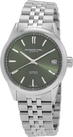 Raymond Weil Freelancer Automatic Green Dial Mens Watch 2741-ST-52001