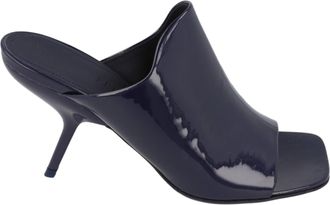 Ferragamo Patent Era Mule Heels