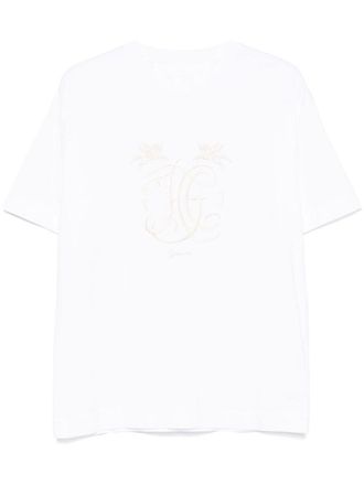 Givenchy White HG Embroidery T-Shirt