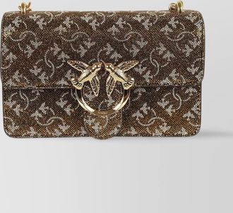 Pinko love bag leather cross-body bag