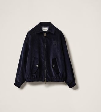 Miu Miu Corduroy blouson jacket