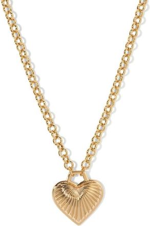 Miranda Frye Juliet Heart Pendant Necklace in Gold at Nordstrom