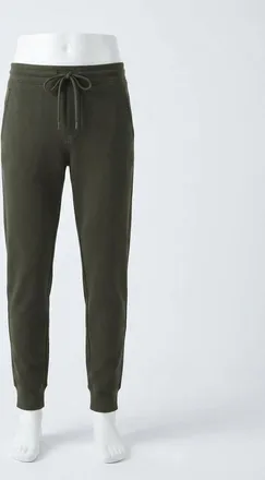 Faherty High Standard Fleece Sweatpants In Fall Evergreen