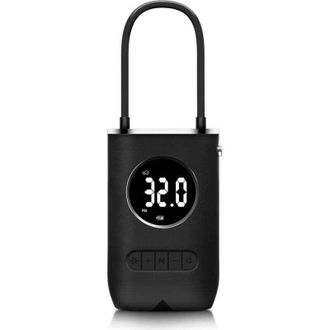OEM Compresseur &Agrave; Air Portable - 150 Psi - Arr&ecirc;t Automatique - &Eacute;cran Led - Lampe Torche - Pour Voiture Moto V&eacute;lo - 4 Embouts - 1 Pi&egrave;ce