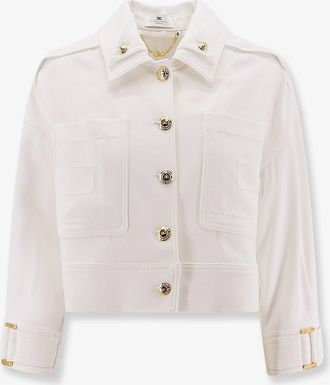 Elisabetta Franchi Giubbino Cropped in viscosa - ELISABETTA FRANCHI - gender_Woman
