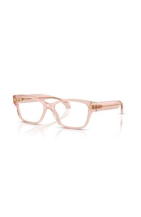 Versace 52mm Cat Eye optical glasses in Pink at Nordstrom
