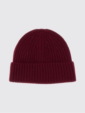 Lisa Yang Ribbed 100% Cashmere Beanie Hat with Turn-up Cuff