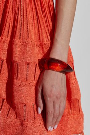 Alaia Geometric Bracelet, Womens, Orange
