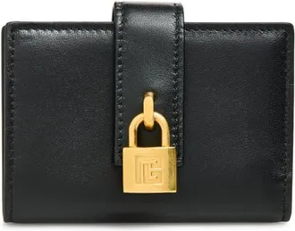 Balmain Pulse Coin Purse in 0Pa Black at Nordstrom