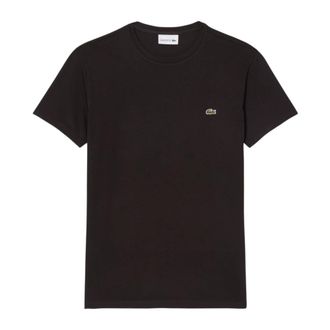 Lacoste T-Shirts, male, Brown, Size: 4XL Pima Cotton T-Shirt