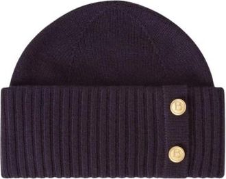 Busnel Roya Beanie - Dames - Hoeden - Paars - ONE Size - Wol - Accessoires