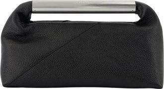 Maison Margiela Tassen, Dames, Zwart, ONE Size, Leer, Japanse Handtas