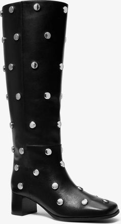 Michael Kors Matilda Flex Studded Leather Boot