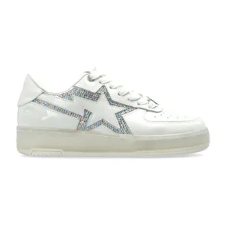 A Bathing Ape Sneakers, female, White, Size: 4 US Logo Sneakers