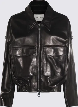 Khaite Jackets Blacks And Greys-Donna