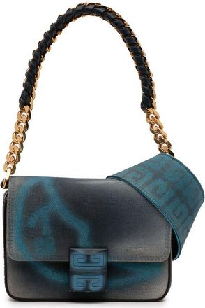 Givenchy Pre-owned Givenchy Chito Small 4G Graffiti Effect Canvas and Leather Satchel Ladies 1W7H7420A199Y8UU