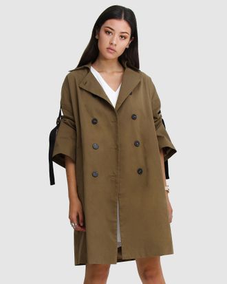 Belle & Bloom Russian Romance Oversized Trench Coat