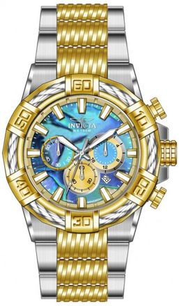 Invicta Bolt GMT Chronograph Iridescent Dial Mens Watch 49898
