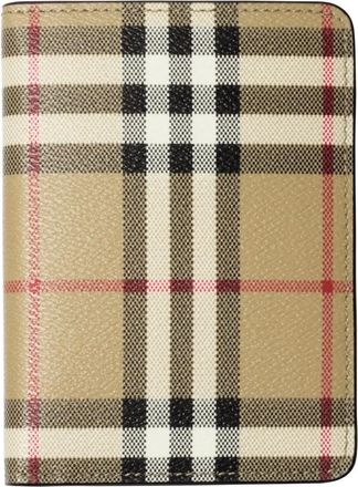Burberry Porta passaporto a quadri - Toni neutri