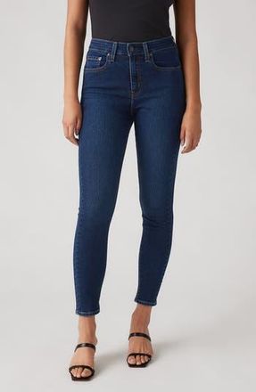 Levi's 721 High Waist Ankle Skinny Jeans in Eternal Indigo Drk B at Nordstrom Rack, Size 29 X 30