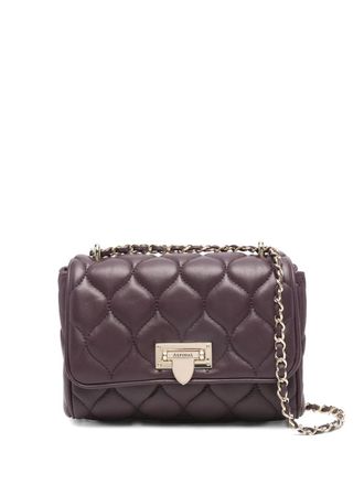 Aspinal of London quilted chain satchel - Purple