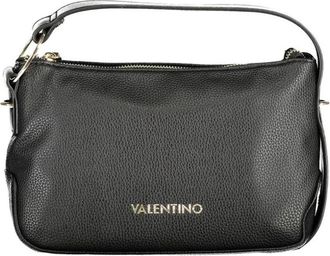 Valentino Gestructureerde Hobo Handtas - Dames - Handtassen - Zwart - ONE Size - Tassen