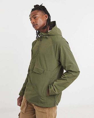 Jacamo Khaki Overhead Zip Jacket