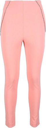 Aniye By Cropped Trousers with Tapered Silhouette and Piping Details