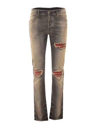 Amiri perfect antique black flannel mx1 jeans