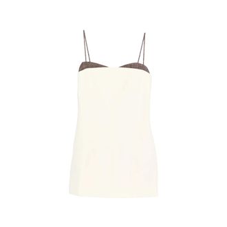 Entire studios Adjustable-strap Panel Mini Dress