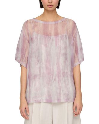 Lafayette 148 New York Printed Blouse