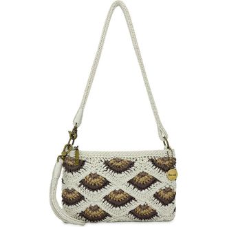 The Sak Vita Hand Crochet Crossbody Wristlet in Natural Mermaid at Nordstrom