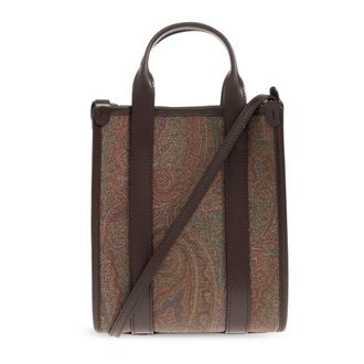 Etro Etro, Handbags, female, Brown, Size: ONE SIZE Verticale XS Bag