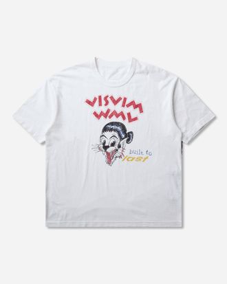 Visvim Men s Jumbo T-Shirt BTL DMGD White
