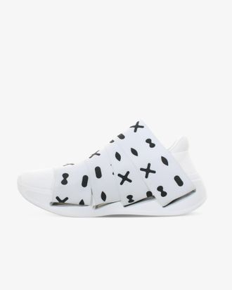 Fessura Italia Karim Rashid Graphic Elastic Sandal - White