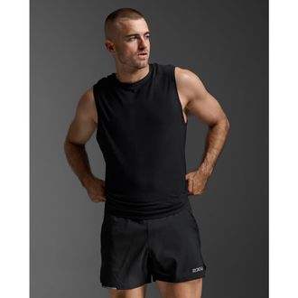2XU Mens Signature Tank in Black/black at Nordstrom, Size Xx-Large