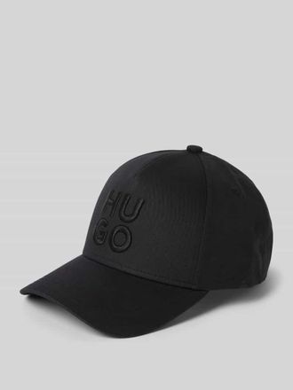 HUGO BOSS Basecap mit Label-Stitching Modell Jude in Black, Gr&ouml;&szlig;e 1