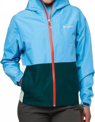 Cotopaxi Cielo Rain Jacket In Maritime & Sea Glass