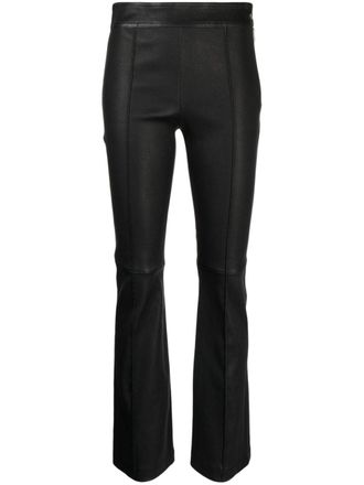 Helmut Lang Leren broek - Zwart