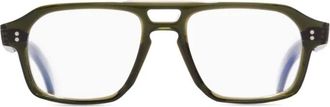 Cutler and Gross Glasses, unisex, Green, Size: 50 MM Eyeglasses