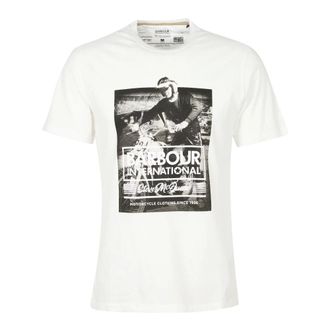 Barbour Hombre, Camisetas, Blanco, Talla: L