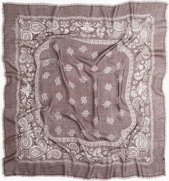 H&M Gemustertes Tuch - Brown