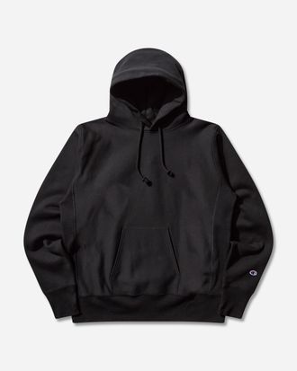 Champion Men s Made in USA Reverse Weave Hoodie Black