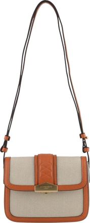 Pourchet Tassen, Dames, Oranje, ONE Size, Leer, Steppe Petit port&eacute; travers