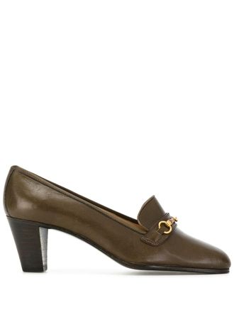 Celine Mocassini con morsetto - Marrone