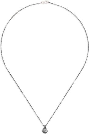 Rosa Maria Zilveren halsketting met kruis en diamant