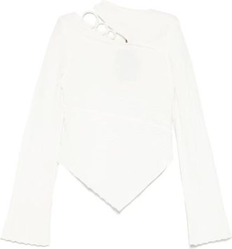 Cult Gaia pleated blouse - White