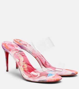 Christian Louboutin Just Nothing TPU mules