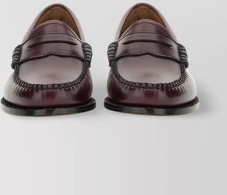 G.H. Bass & Co. leather penny loafer with stitched detailing and classic silhouette